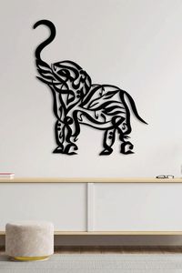 Decoración islámica inspirada en la fe hecha con metal duradero en diseño de caligrafía árabe para elevar los entornos sagrados modernos - Product Image 5