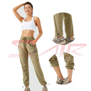 Pantalon droit pour femme de haute qualité à taille élastique, nouveau design, respirant, grande taille, décontracté, confortable, avec logo personnalisé, directement de l'usine - Product Image 5