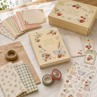 LABON Kit de démarrage pour Junk Journal A5 personnalisé, thème Cuisine de Campagne, avec carnet à couverture rigide pour recettes, scrapbooking et papeterie cadeau