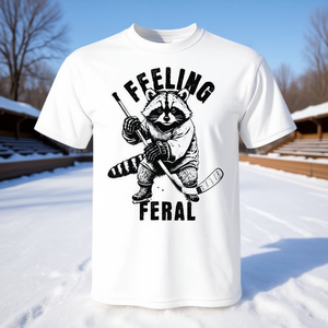 T-shirt da hockey Feeling Feral Raccoon - Categoria Promozionale - Product Image 3