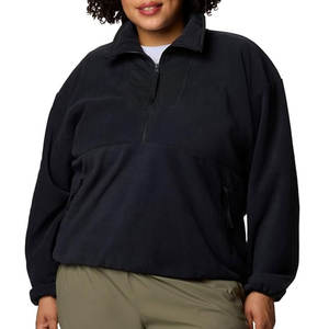 Vêtements de mode personnalisés pour femmes Sweatshirts à demi-fermeture éclair Conception personnalisée Sweatshirts à manches longues pour femmes - Product Image 1