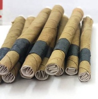 Produit Offre Spéciale Feuille au meilleur prix du marché Qualité de combustion uniforme et combustion super lente Tubes et rouleaux droits en feuille de palmier en ébène