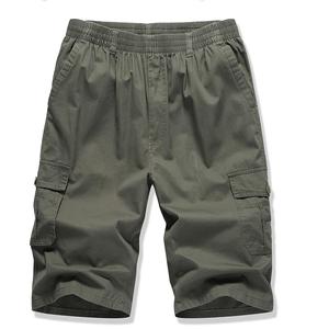 Pantalones cortos Cargo para gimnasio para hombre, novedad de 2025, algodón, 100%, logotipo estampado personalizado, malla de nailon, pantalones cortos deportivos para correr para hombre, venta al por mayor - Product Image 5