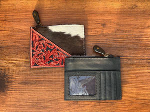 Recién llegado, monedero y tarjetero de cuero de piel con herramientas de Color auténtico hecho a mano, bonito tarjetero y monederos - Product Image 6