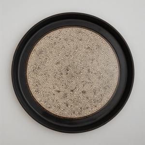 Ocean Pearl Résine Chargeur Plaque Léger Art Moderne Antique Design Sea-Inspiré Aqua Shades Surface Brillante pour Événement Côtier - Product Image 2