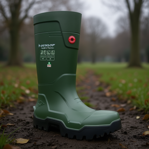 Fieldpro Thermo+ Green Safety Winter Boots Size 43 EN20345 Compliant Garden <b>Gloves</b> & Protective Gear - Product Image 3