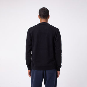 Sudadera de Hombre 100% Algodón Felpa Cuello Redondo Bordada Invierno Transpirable Lisa Casual con Logotipo Personalizado - Product Image 4