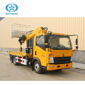 Sinotruk HOWO รถยกถังยกเชอร์รี่, แพลตฟอร์มดีเซลแบบใหม่ยกสูง19เมตร - Product Image 1