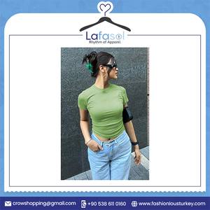 Nouvelle collection de t-shirts pour femmes t-shirts en polyester à la mode pour femmes disponibles au prix de gros - Product Image 2