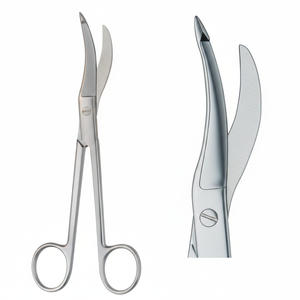 Tijeras para Episiotomía Waldmann, Acero Inoxidable de Grado Premium, Diseño Angulado Quirúrgico, Tijeras Obstétricas para una Incisión Perineal Precisa - Product Image 1