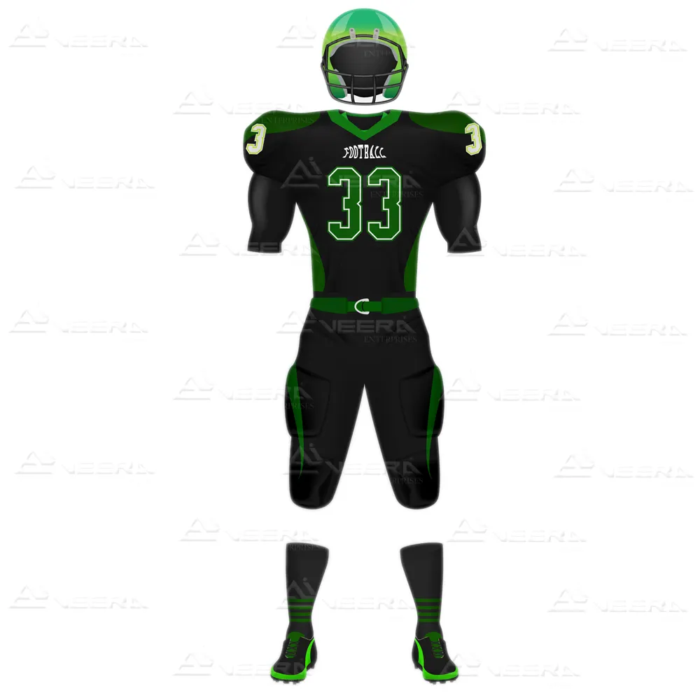 2024 Stylish Sublimated American Football Wear Uniforms / Fully Customization Embroidery American Football Jerseys