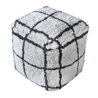 Pouf ottoman en coton imprimé antistatique fait main, coussin de sol, repose-pieds, siège, décoration de salon, tabouret, personnalisable pour mariage