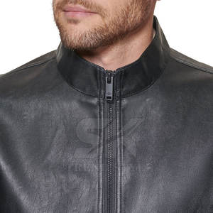 Chaqueta de Cuero Teñido para Hombre Otoño Invierno, Chaqueta de Cuero Teñido para Hombre de la Mejor Calidad, Chaqueta de Cuero Genuino para Hombre - Product Image 6