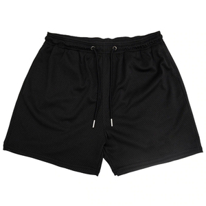 Pantalones cortos de malla 100% poliéster estampado personalizado con su logotipo Cintura interior cordón elástico bolsillos laterales servicio OEM - Product Image 4