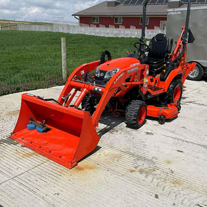Tractor Kubota BX23S con cargador frontal y retroexcavadora adjunta - Product Image 1