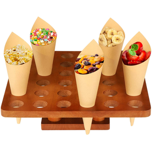 Chất lượng lớn nhất kích thước lớn gỗ <span class=keywords><strong>Ice</strong></span> <span class=keywords><strong>Cream</strong></span> Cone đứng mới nhất thiết kế Tùy chỉnh hình dạng đứng ở mức giá phù hợp - Product Image 1