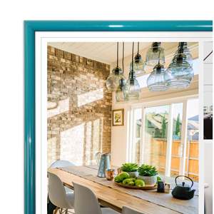 Turquoise Plastic <b>Poster</b> Frame 61 X 91.5cm Size Elegant Display for Artwork and Photos - Product Image 4