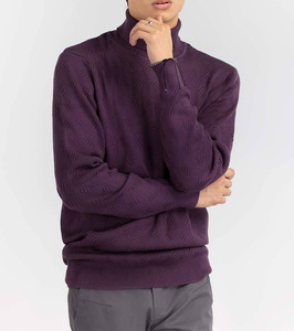 OEM Autumn Monogrammed Letter Jacquard Knit Green Sweater Designer Men's American <b>Tie</b>-dye Round Neck High-street Knitted Sweater - Product Image 5