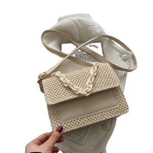 Women Office Were Handbag Elegant <b>Straw</b> <b>Bags</b> Customized Ladies Shoulder <b>Straw</b> Hand <b>Bags</b> Wholesale Products - Product Image 1