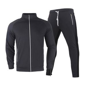 Último diseño al por mayor ropa deportiva personalizada chándales Fitness chándal de dos piezas chándal para hombres conjuntos de hombres personalizables - Product Image 6