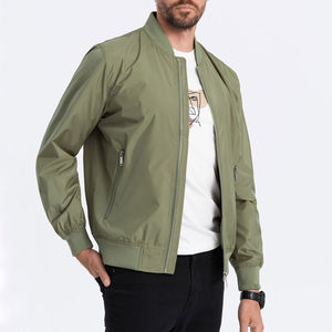 Blouson aviateur pour homme, logo personnalisé élégant, écologique, grande taille, tissu d'extérieur d'hiver, grande taille, streetwear, blouson aviateur pour homme - Product Image 2