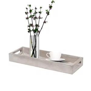 Nouveau Design Blanc Lavage En Bois Plateau De Service Dernier Look Plat De Plateau De Nourriture pour La Maison Cuisine Salle À Manger et Hotelware Servir Utilisation - Product Image 3