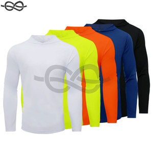 เสื้อยืดแขนยาวผ้าไมโครไฟเบอร์สำหรับผู้ชาย คุณภาพสูง สำหรับออกกำลังกาย สวมใส่สบาย ดีไซน์ OEM แบบกำหนดเอง แห้งเร็ว - Product Image 6