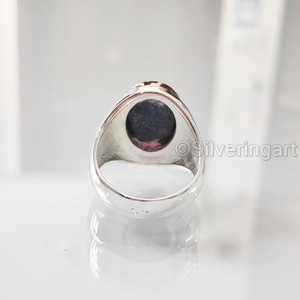 Anillo de Plata de Ley 925 con Lapislázuli Afgano Natural para Hombre, Venta al por Mayor, Regalo de Navidad, Todas las Tallas, Joyería Fina Árabe - Product Image 6