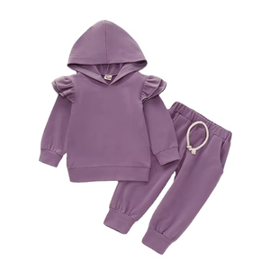 Venta al por mayor Chándales Niños para niños y niñas Sudadera con capucha Bebé Trajes de chándal Trajes de Jogger de alta calidad Niños Jersey Chándal - Product Image 3