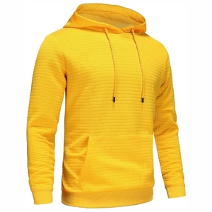 Sudadera con capucha amarilla mostaza para hombre, suave algodón, estilo urbano, sudadera con capucha para invierno, precio mayorista barato - Product Image 4