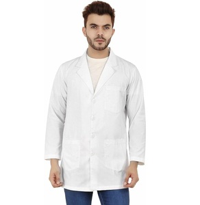 Transpirable personalizado al por mayor Hospital médico laboratorio médico abrigos uniforme médicos masculinos bata blanca hombres laboratorio servicio OEM - Product Image 3