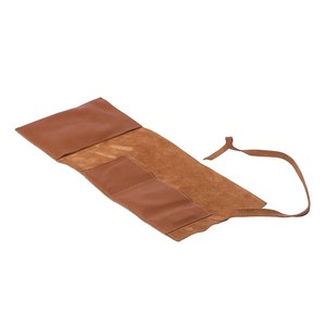 Étui de rangement compact et écologique en cuir pour chargeur de voyage décontracté de luxe avec fermeture à glissière pour câbles LCH-0043B - Product Image 5