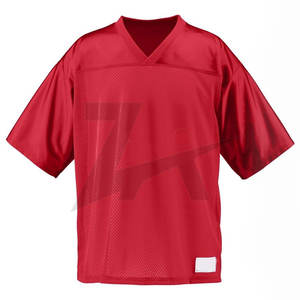 Camisetas deportivas transpirables personalizadas Camisetas de fútbol americano Premium Tops 100% poliéster al por mayor para equipos y fanáticos - Product Image 1