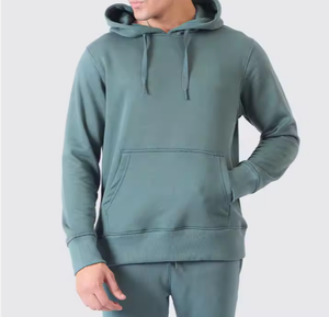 Chándal de algodón 100% para hombre más vendido, ropa informal transpirable con patrón sólido para invierno - Product Image 2