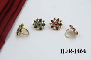 Durable Alloy Fashion <b>Finger</b> <b>Ring</b> for Women Adjustable Designer Jewelry Bridal Wedding Party Casual Ethnic Traditional - Product Image 6