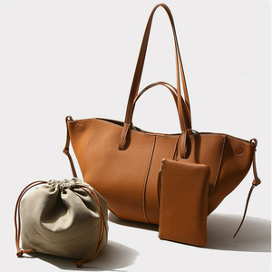 กระเป๋าถือผู้หญิงดีไซน์ใหม่ล่าสุดชุด PU มีซิปปิดพร้อมสายรัดกระเป๋าผู้หญิง - Product Image 3