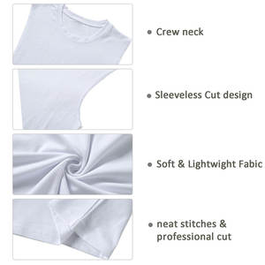 Débardeur de gym pour hommes à séchage rapide vêtements de fitness décontractés grande taille Singlet Logo dos tricoté - Product Image 4