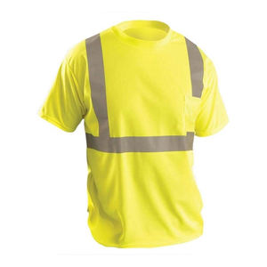 Camiseta de Seguridad de Alta Visibilidad para Hombre, Ropa de Trabajo Reflectante Personalizada, Ropa de Trabajo de Seguridad, Venta al por Mayor - Product Image 1