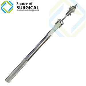 Pince coupante robuste de haute qualité pour la chirurgie, à pointe en acier au carbone, modèle SOS-31015, manuelle, certifiée ISO 13485 - Product Image 4