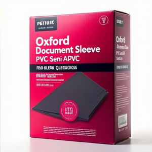 Oxford Document Sleeve <b>A4</b> PVC Semi-Gloss 100 Pack <b>File</b> <b>Folder</b> Accessories - Product Image 2