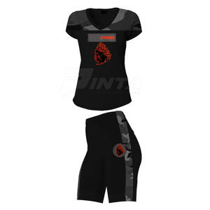 T-shirt féminin et ensembles d'entraîneurs courts Meilleure vente Ensemble d'entraîneurs pour femmes Ensemble d'entraîneurs de service OEM - Product Image 1