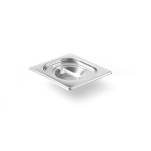 Conteneur de stockage alimentaire Hendi GN 1/6 avec couvercle en acier inoxydable 176x162mm - Product Image 1