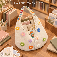 Sac fourre-tout en tricot réutilisable, écologique, tissé, commandes en gros bienvenues, stock disponible, expédition rapide, logo personnalisé pris en charge