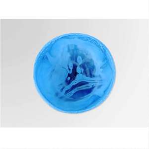 ชามเสิร์ฟอาหารทำจากไม้และเรซิน1ชิ้นชามไม้และเรซินสีน้ำเงิน1 USD - Product Image 3