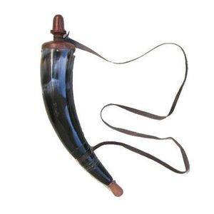 Cuerno de Polvo con Diseño Floral de Alta Calidad, Hecho a Mano, Ecológico, Tamaño y Logotipo Personalizables, Color Natural, Mejor Precio de la India - Product Image 4