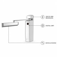 Ouvre-porte automatique PK27 24V DC 40W pour porte battante verticale intérieure avec capteur infrarouge et temporisation réglable