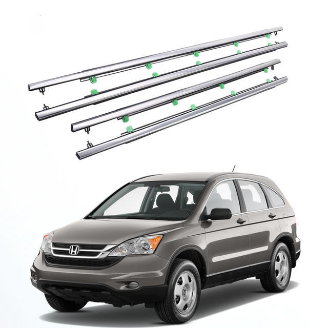For CR-V 2007-2011 Car Window Weatherstrip Seal Belt Exterior Moulding for HondaCRV 72950-SWA-A01 72410-SWA-A01