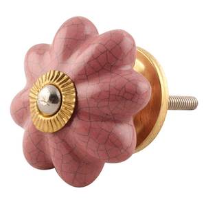 Lot de matériel d'armoire en céramique, lavande, tirettes de ferme, citrouille craquelée, boutons de salle de bain, commode Vintage 4.44 cm fissure-181 - Product Image 3