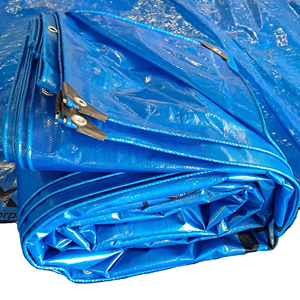 Tela de malla de lona de HDPE de tamaño personalizado súper fuerte tratada con UV 600D GSM impermeable resistente al desgarro liso para uso multiusos - Product Image 1