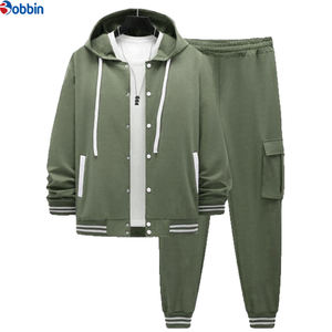 Conjuntos Deportivos de Gimnasio con Logotipo Personalizado de Última Moda, Sudaderas Clásicas de Béisbol para Hombre y Pantalones, Ropa Deportiva, Sudaderas con Parches, Conjunto Deportivo - Product Image 5